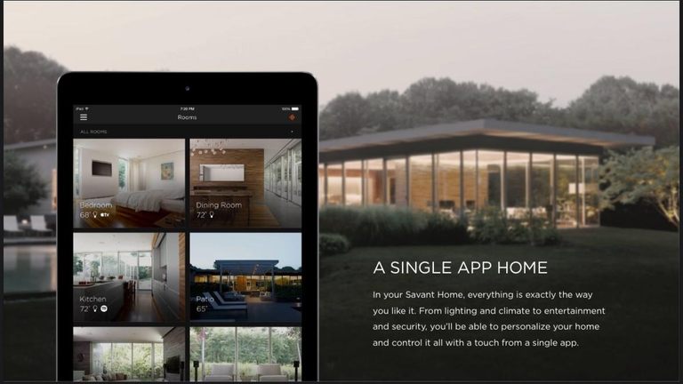 Luxury home automation in Dubai by LuxSmart with integrated lighting and smart control