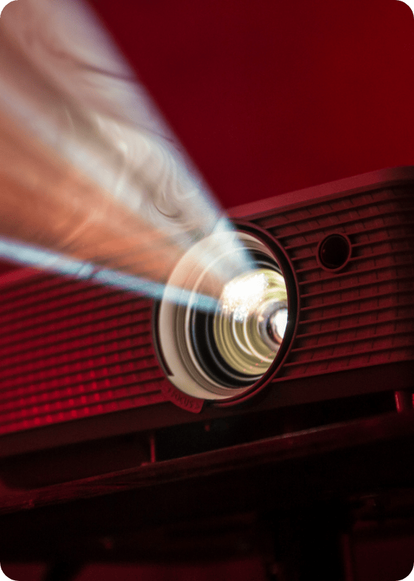 Luxury 4K home theatre projector installation in Dubai by LuxSmart
