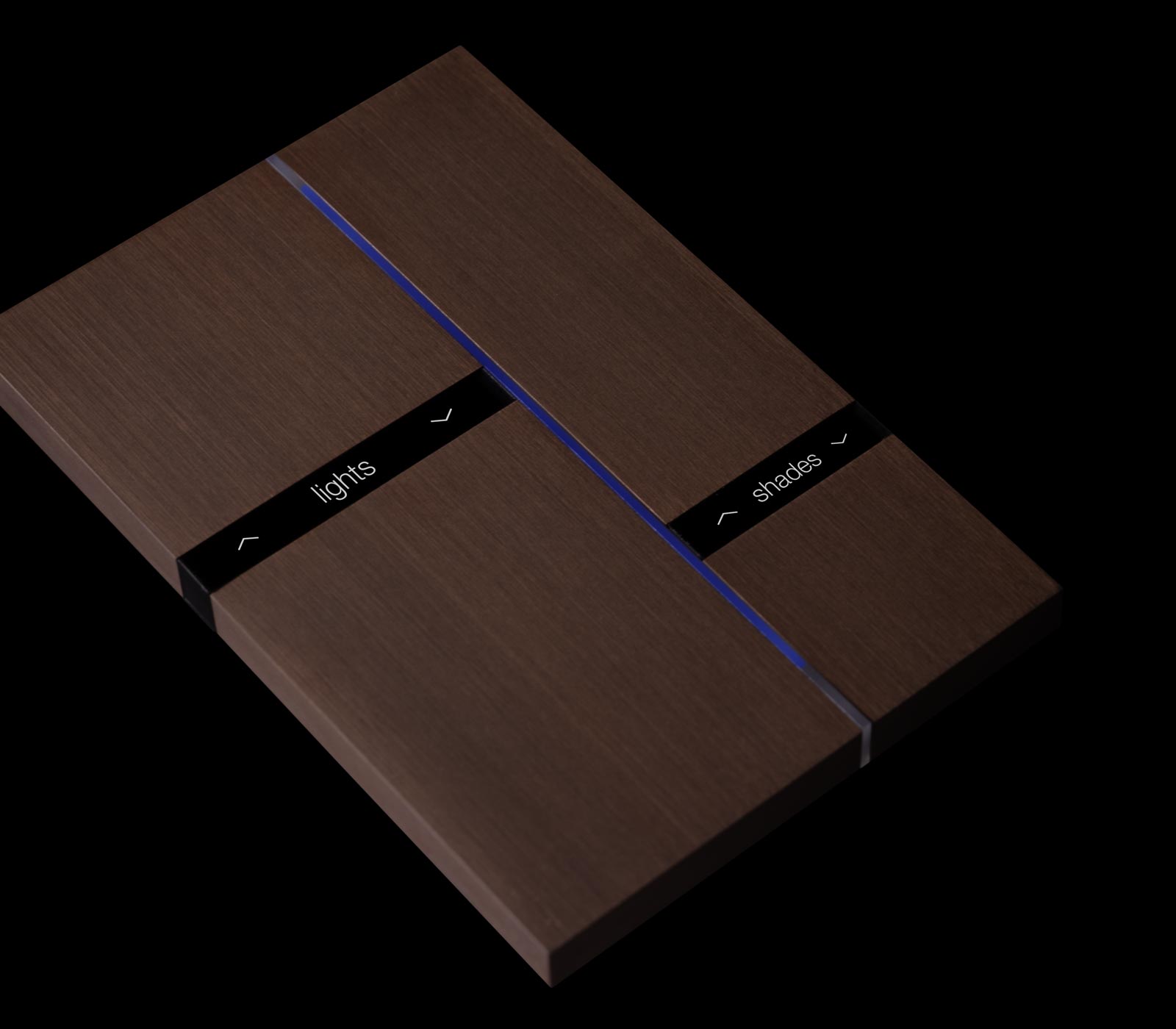 Luxury KNX keypad for lighting scenes in Dubai