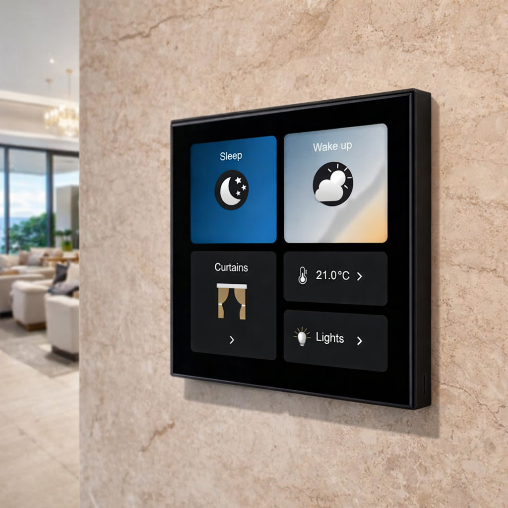 Philips Dynalite smart lighting interface Dubai
