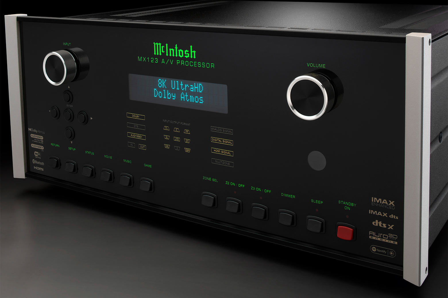 McIntosh AV processor installation luxury media room